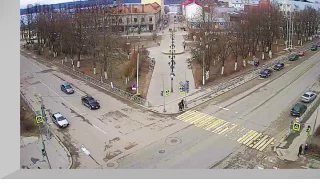 Kirov Square webcam in Sortavala