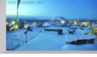 Webcam on Promyshlennaya Street, Seymchan