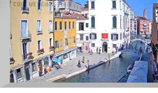 Rio de San Vio Channel webcam, Dorsoduro, Venice