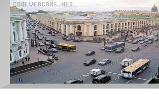 Webcam at Sadovaya Street and Gostiny Dvor