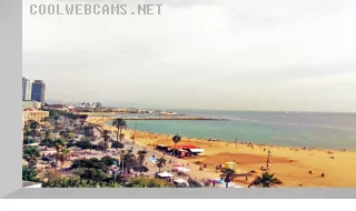 Webcam of the beach of Saint Sebastian, Barcelona