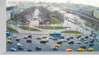 Webcam on Serafimovich Street in Moscow