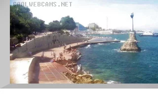 Webcam at the Monument to the Scuttled Ships in Sevastopol
