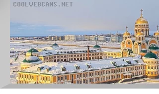 Webcam with a view of the Cathedral of the Transfiguration of the Lord, Salekhard