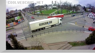 Webcam at the crossroads in Sokolka