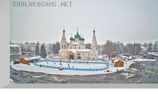 Webcam on Sovetskaya Square in Yaroslavl