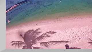 Webcam on St. Felix Beach, Mauritius