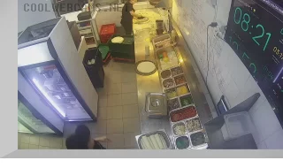 Webcam in the Dodo Pizza pizzeria on Stavropolskaya Street, Krasnodar