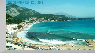 Beach webcam in Sutomore
