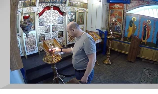 Webcam in the Church of St. George, Saint Petersburg