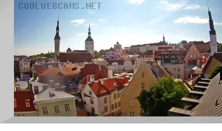 Live view of Tallinn's Old Town