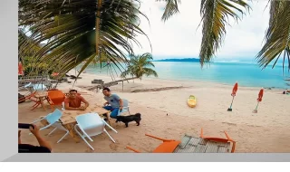Webcam on Tongson Bay Beach, Koh Samui, Thailand