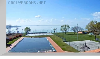 Webcam on the shore of Lake Trasimeno, Magione, Italy