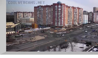 Webcam at the intersection of Bogatyrsky and Turistskaya, Saint Petersburg