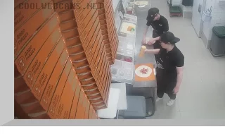 Webcam in the Dodo Pizza pizzeria on Pravdy Street in Ufa