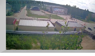 Webcam with a view of the Ustyansky regional cultural center, Oktyabrsky