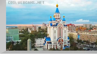 Webcam of the Assumption Cathedral, Khabarovsk city