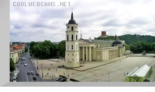 Webcam on Vilnius Cathedral Square