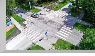 Webcam at the crossroads of Soldiers-Internationalists/Druzhniy