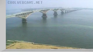 Web-cam overlooking the Volga river