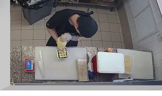 Webcam in the sushi bar «Yapoki» on Pushkin Street, Kurgan