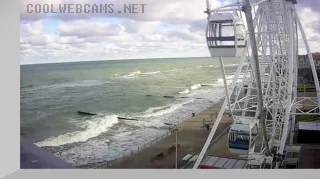 Webcam with a view of the beach, Zelenogradsk