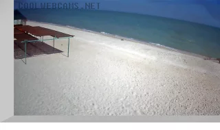 Webcam on the beach of the recreation center «Zgoda» in Kirillovka on Fedot Spit